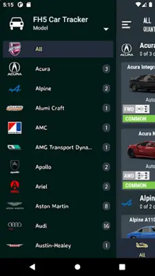 Car Tracker for ForzaHorizon 5 android App screenshot 19